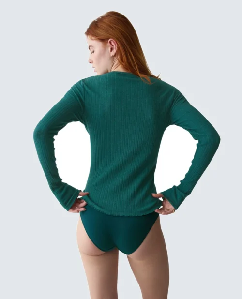 Triumph Μπλούζα Versatile Rib Top LSL - φωτογραφία 2